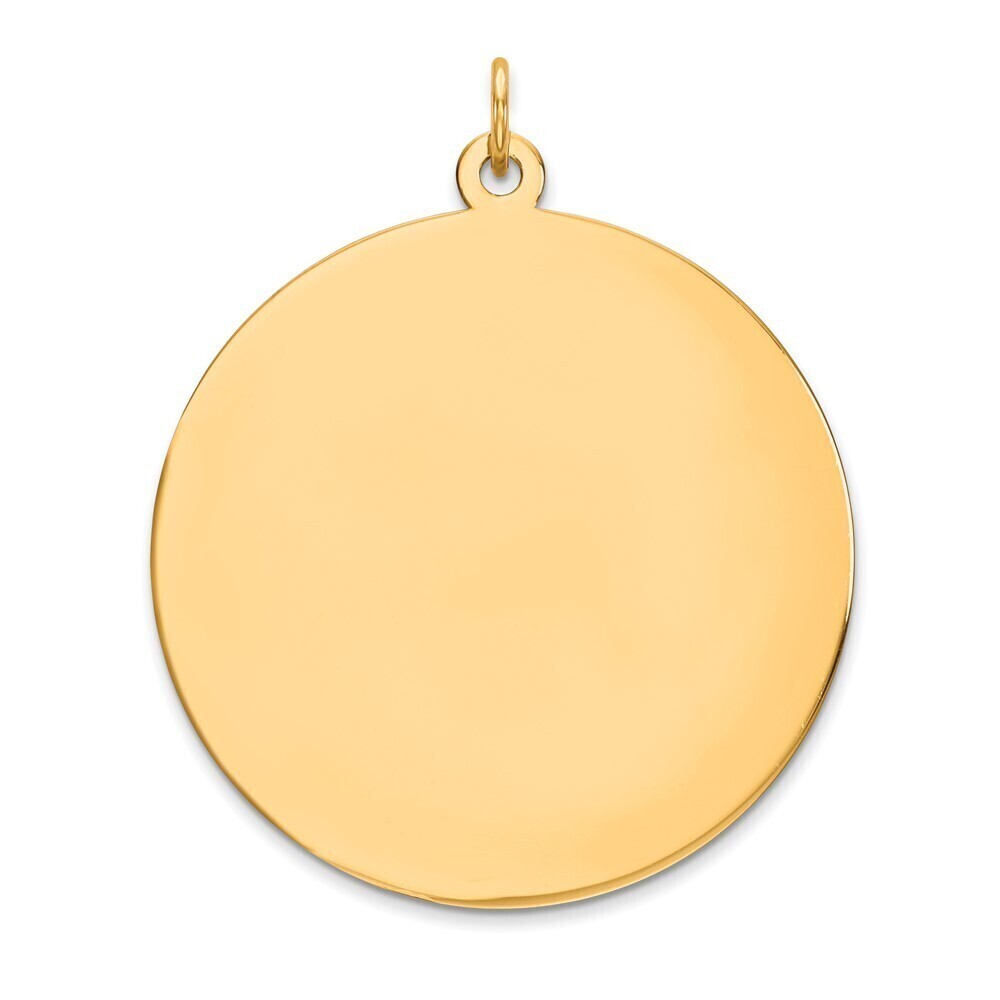 Kazi Luxury 14K Round Disc Charm